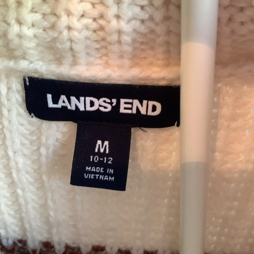 Lands End‎ Cozy lofty Cowl Neck Sweater. Worn 1-2x